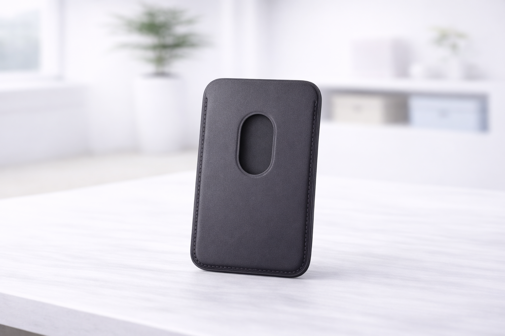 Porte-cartes en tissage fin pour iPhone avec MagSafe