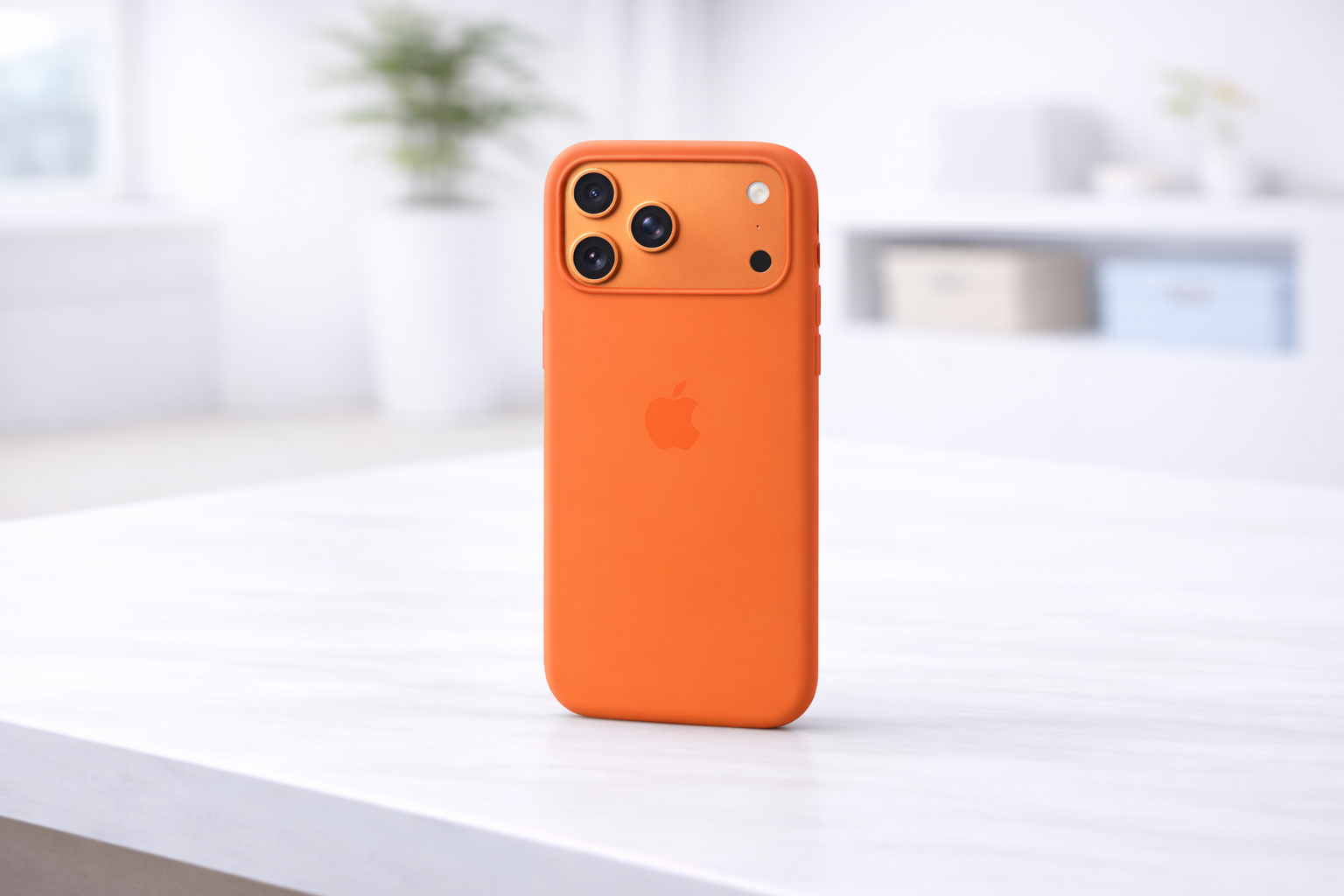 Coque en silicone avec MagSafe pour iPhone