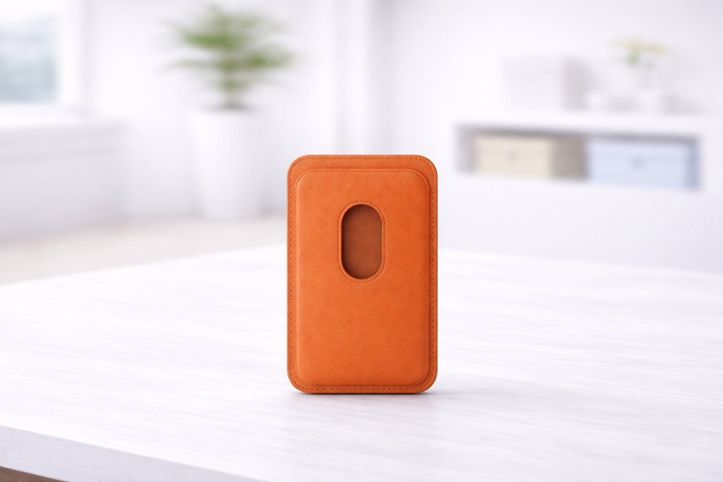 Porte-cartes en tissage fin pour iPhone avec MagSafe