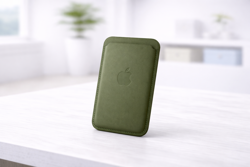 Porte-cartes en tissage fin pour iPhone avec MagSafe